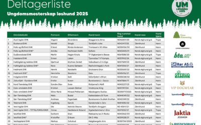 Alle uttak til UM Løshund